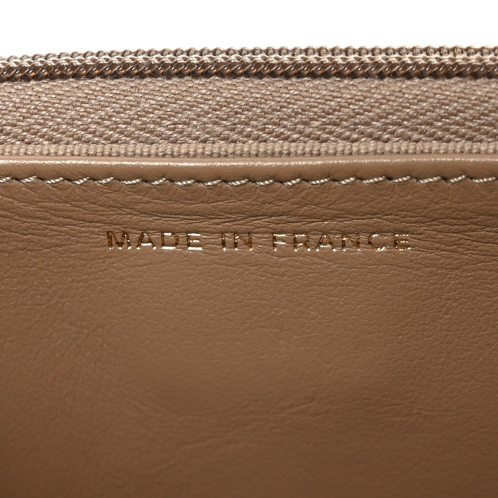 Chanel Caviar Quilted Wallet on Chain WOC Beige