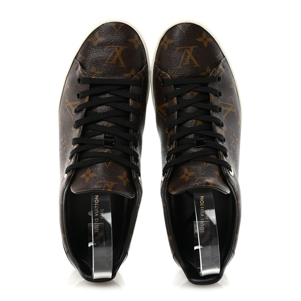 Louis Vuitton Patent Monogram Frontrow Sneakers 42