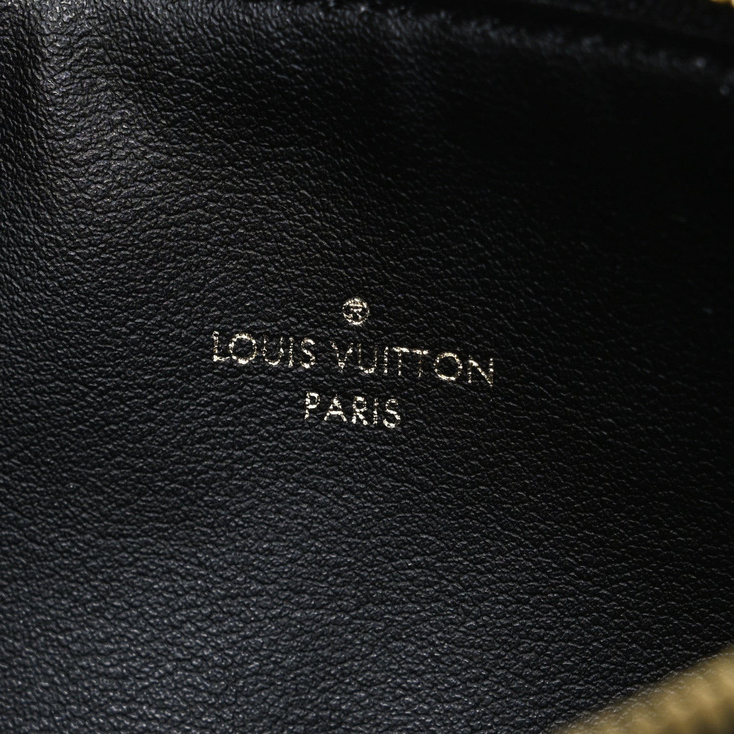 Louis Vuitton Empreinte Monogram Giant Crafty Pochette Felicie Zippered Insert Black