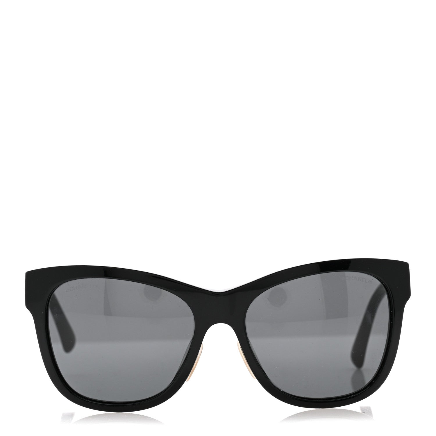 Acetate Square CC Sunglasses 5380-A Black