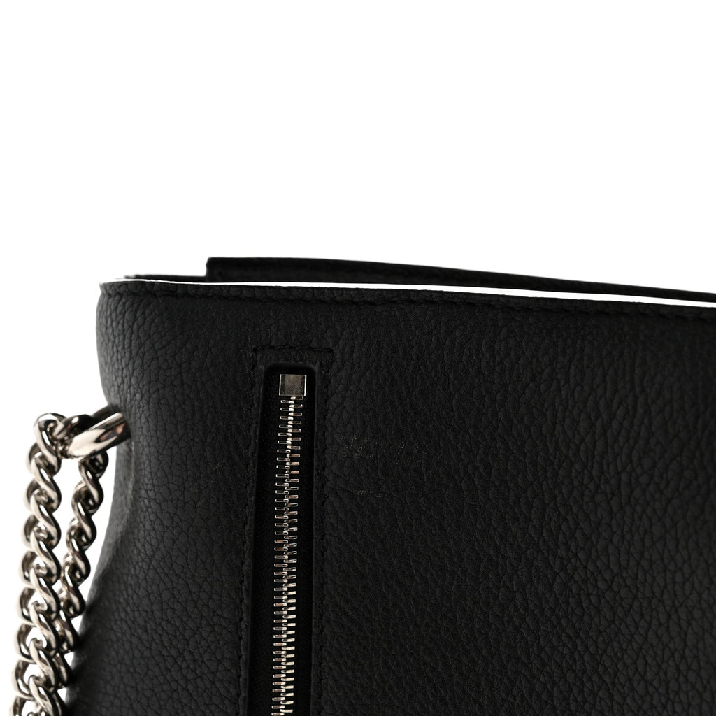 Louis Vuitton Soft Calfskin My Lockme Chain Bag BB Black