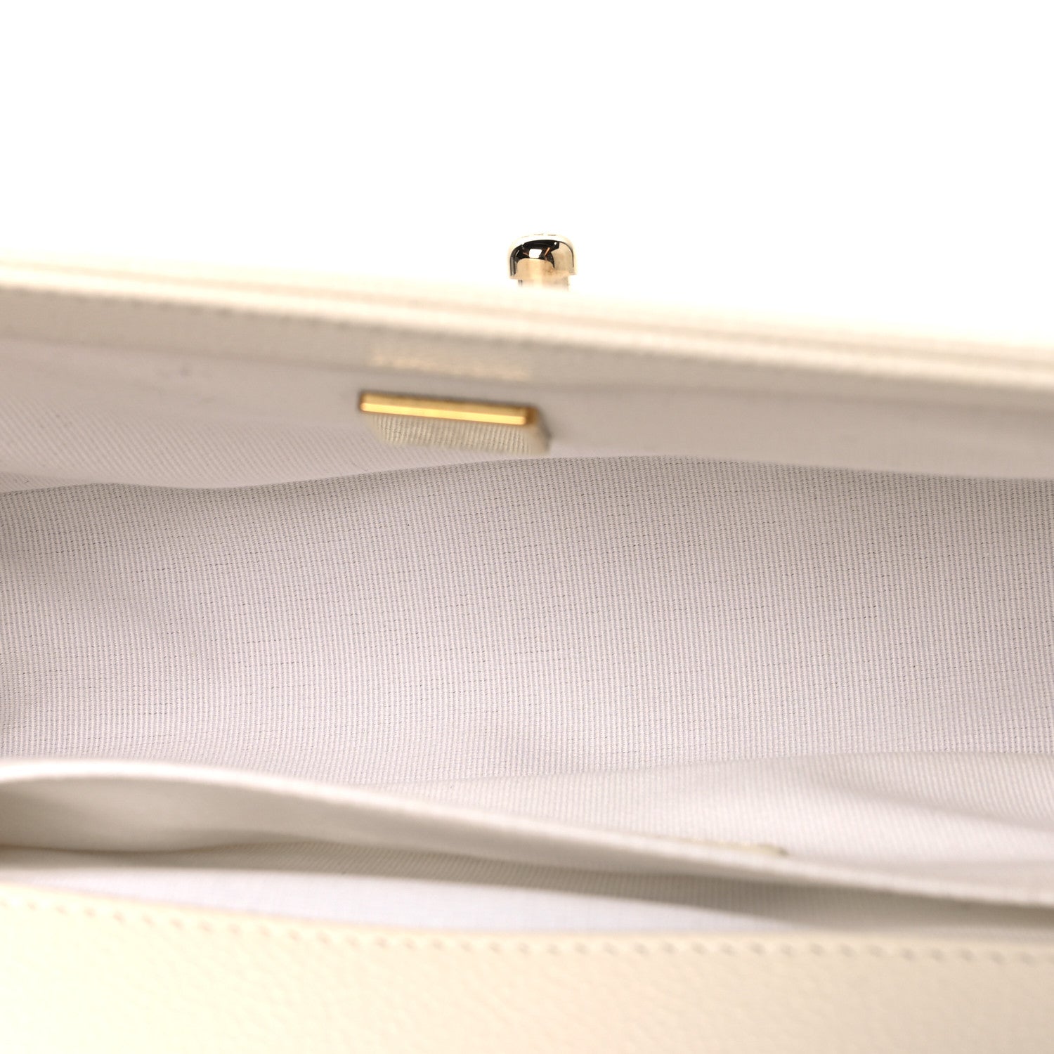 Chanel Caviar Quilted Medium Boy Flap White