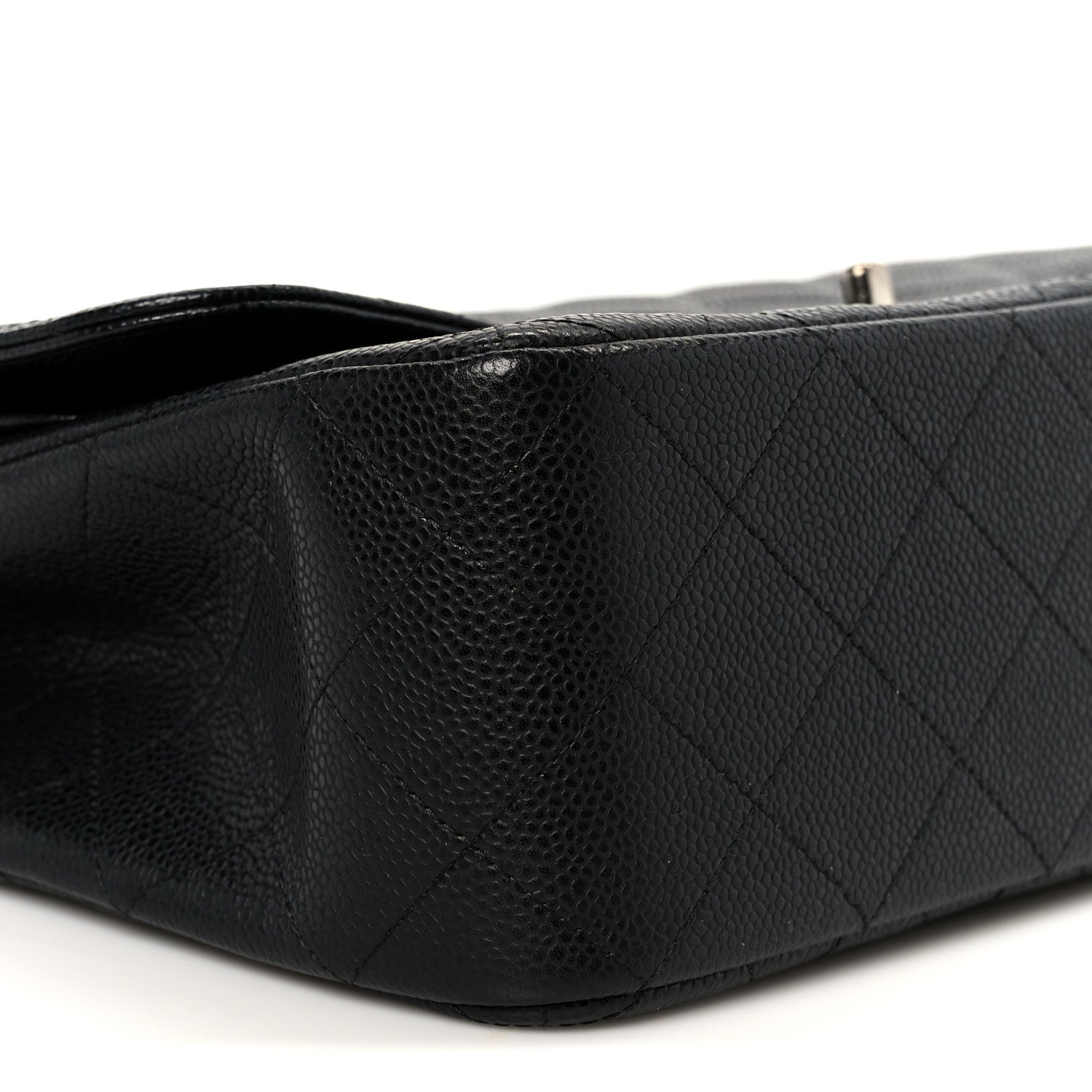 Chanel Caviar Quilted Jumbo Double Flap Black