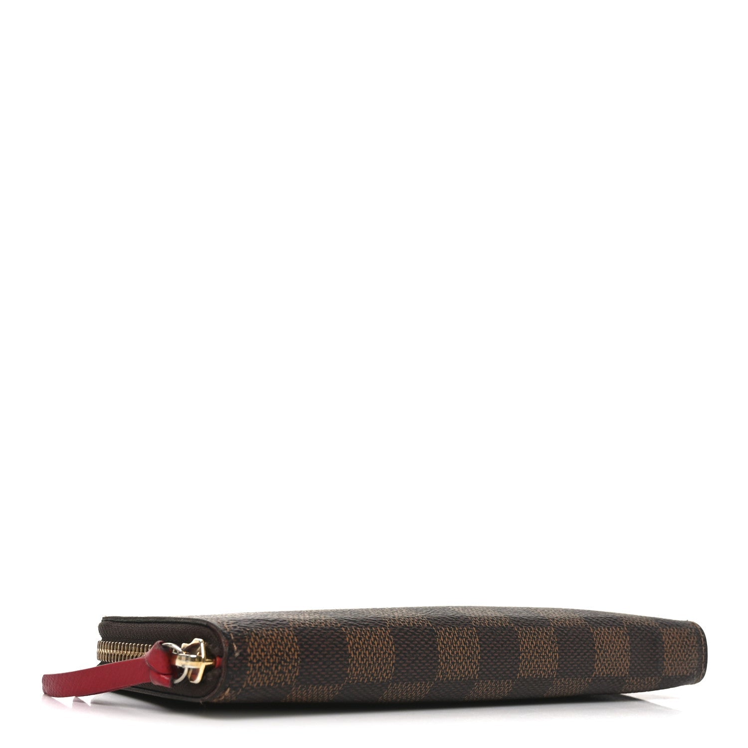 Louis Vuitton Damier Ebene Clemence Wallet Cherry