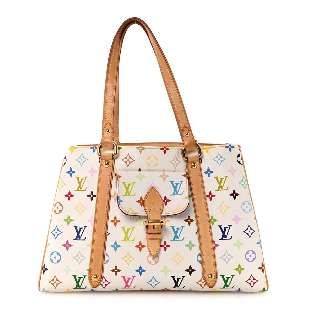 Louis Vuitton Monogram Multicolor Aurelia MM White