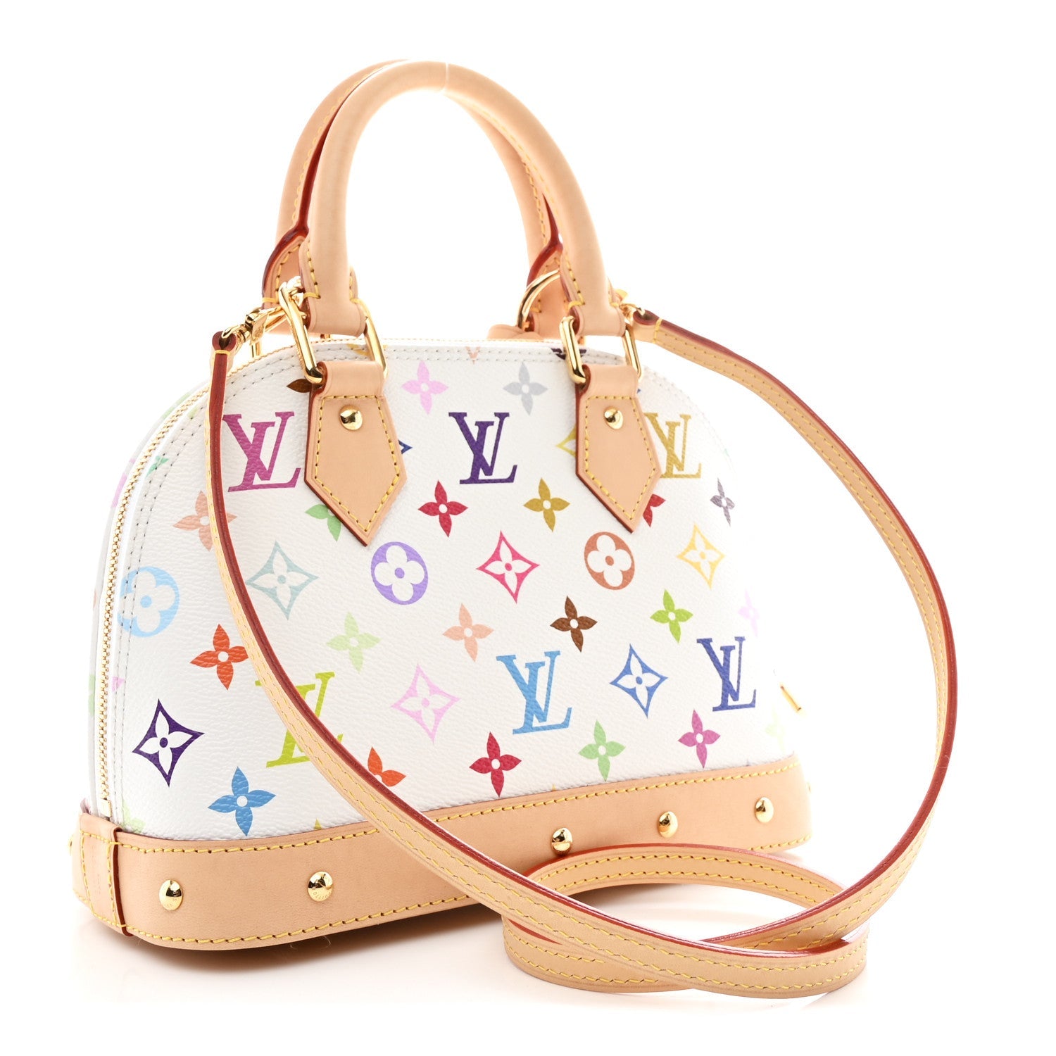 Louis Vuitton LV X TM Monogram Multicolor Alma BB White