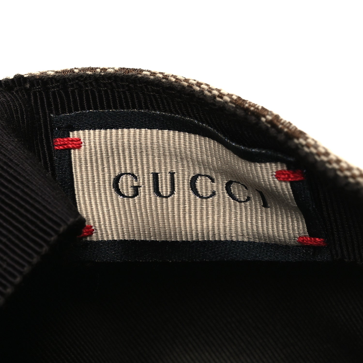 Gucci Monogram Patch Logo Soft Baseball Hat S Beige Cocoa