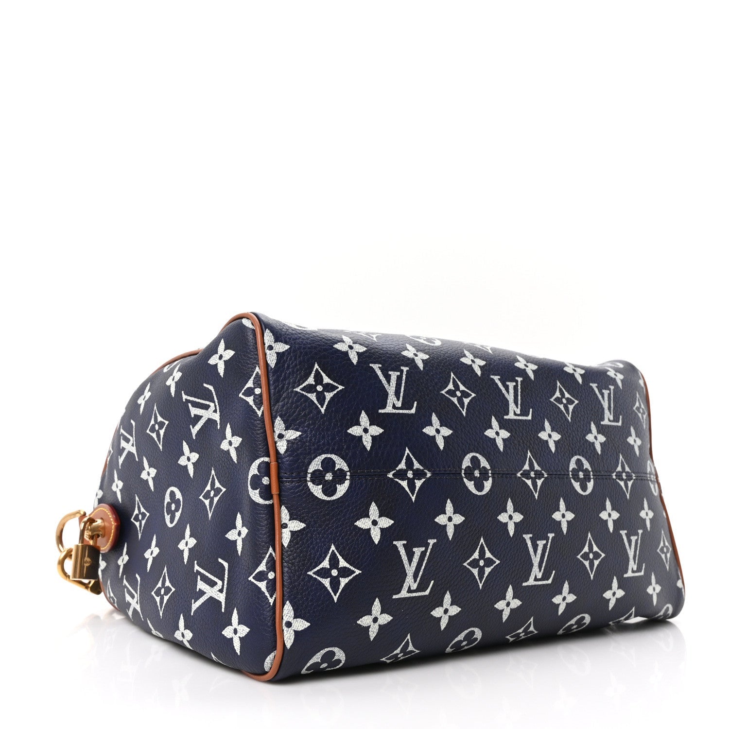 Louis Vuitton Calfskin Monogram Speedy P9 Bandouliere 30 Indigo