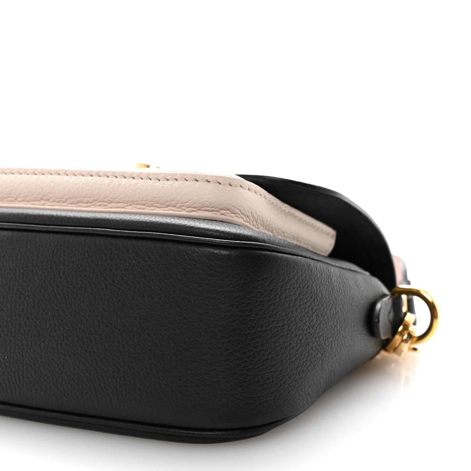 Louis Vuitton Grained Calfskin Lockme Tender Black