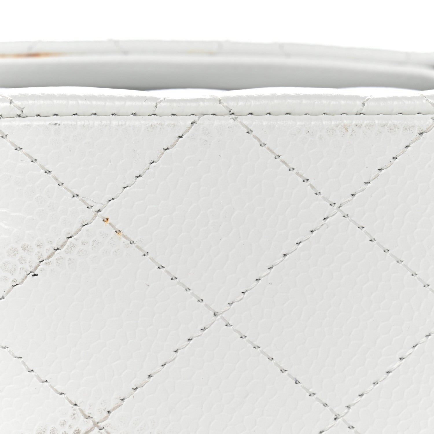 Chanel Caviar Quilted Medium Double Flap White