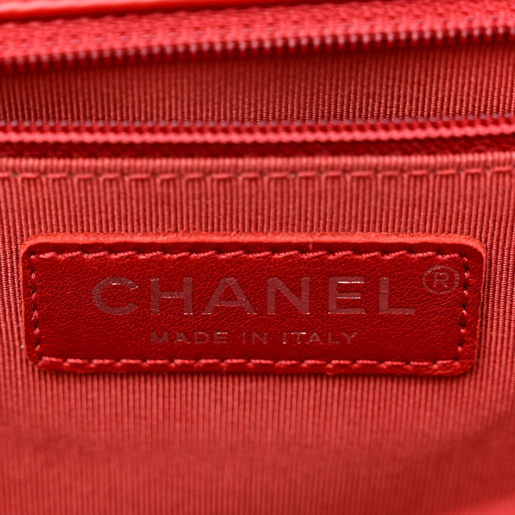 Chanel Lambskin Quilted New Medium Boy Flap Red