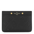 Louis Vuitton Empreinte Card Holder Black