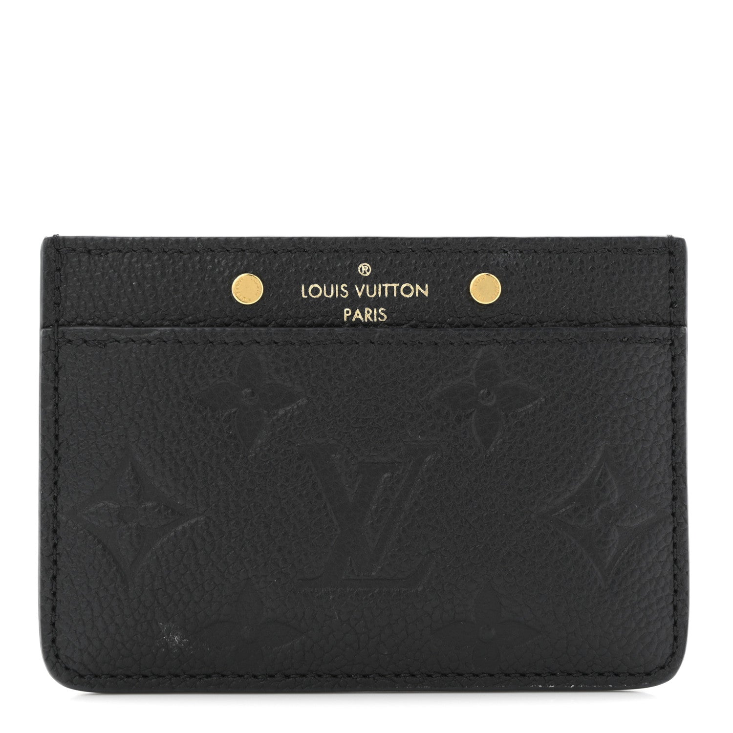 Louis Vuitton Empreinte Card Holder Black