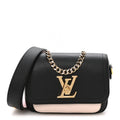 Louis Vuitton Grained Calfskin Lockme Tender Black