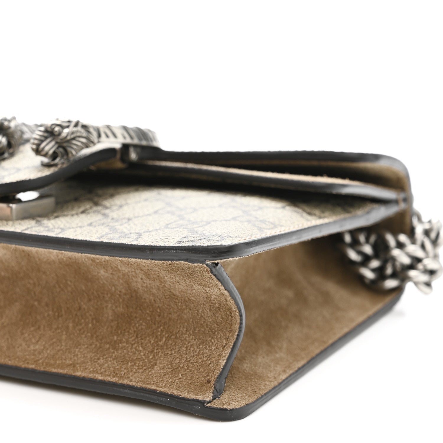 Gucci GG Supreme Monogram Mini Dionysus Shoulder Bag Taupe