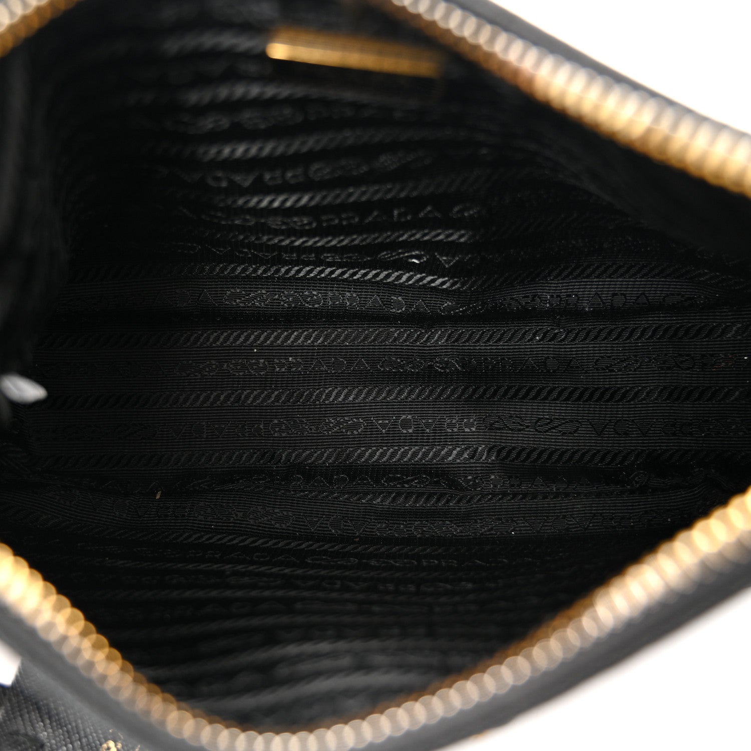 Prada Saffiano Lux Re-Edition 2005 Shoulder Bag Black