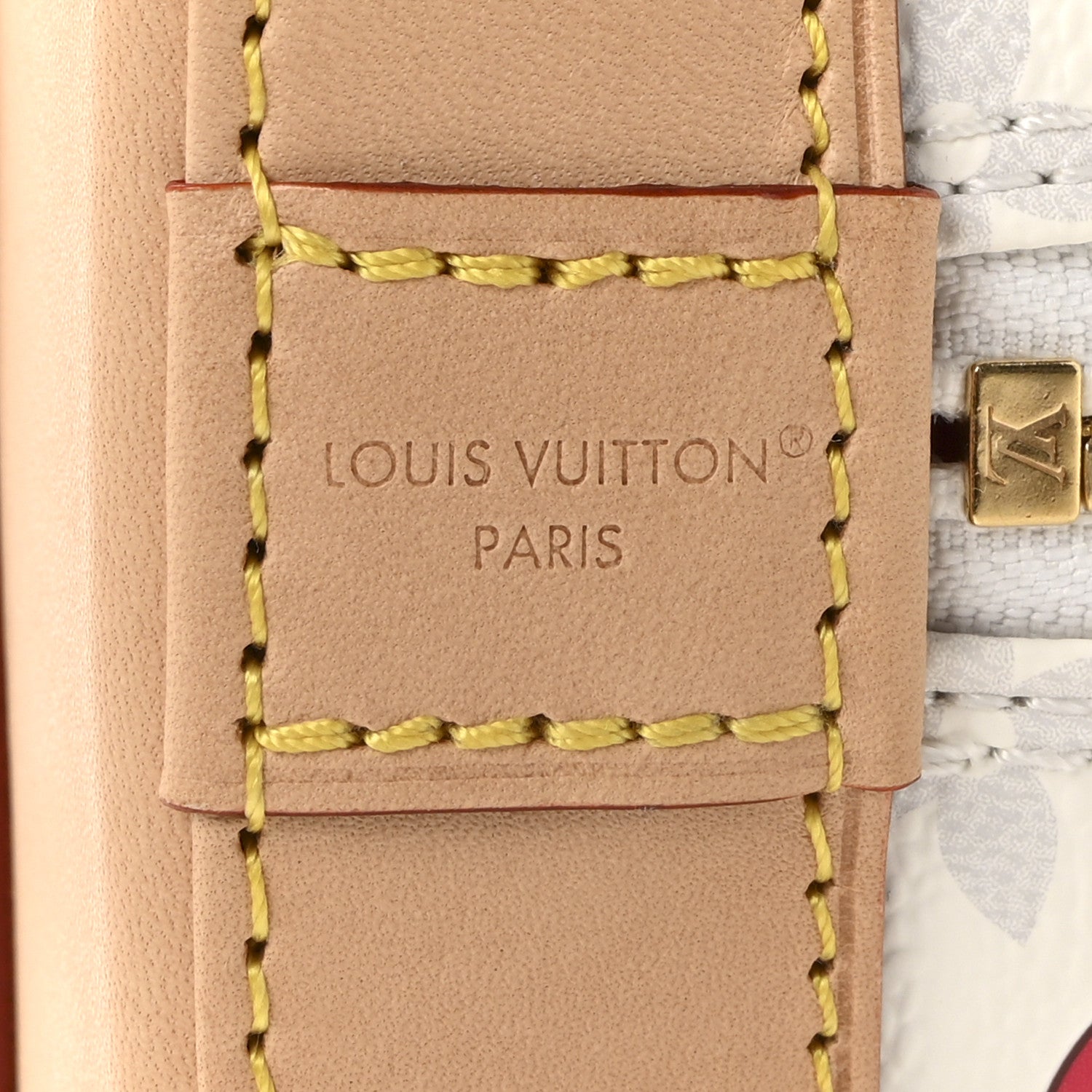 Louis Vuitton LV X TM Monogram Cerises Alma BB White