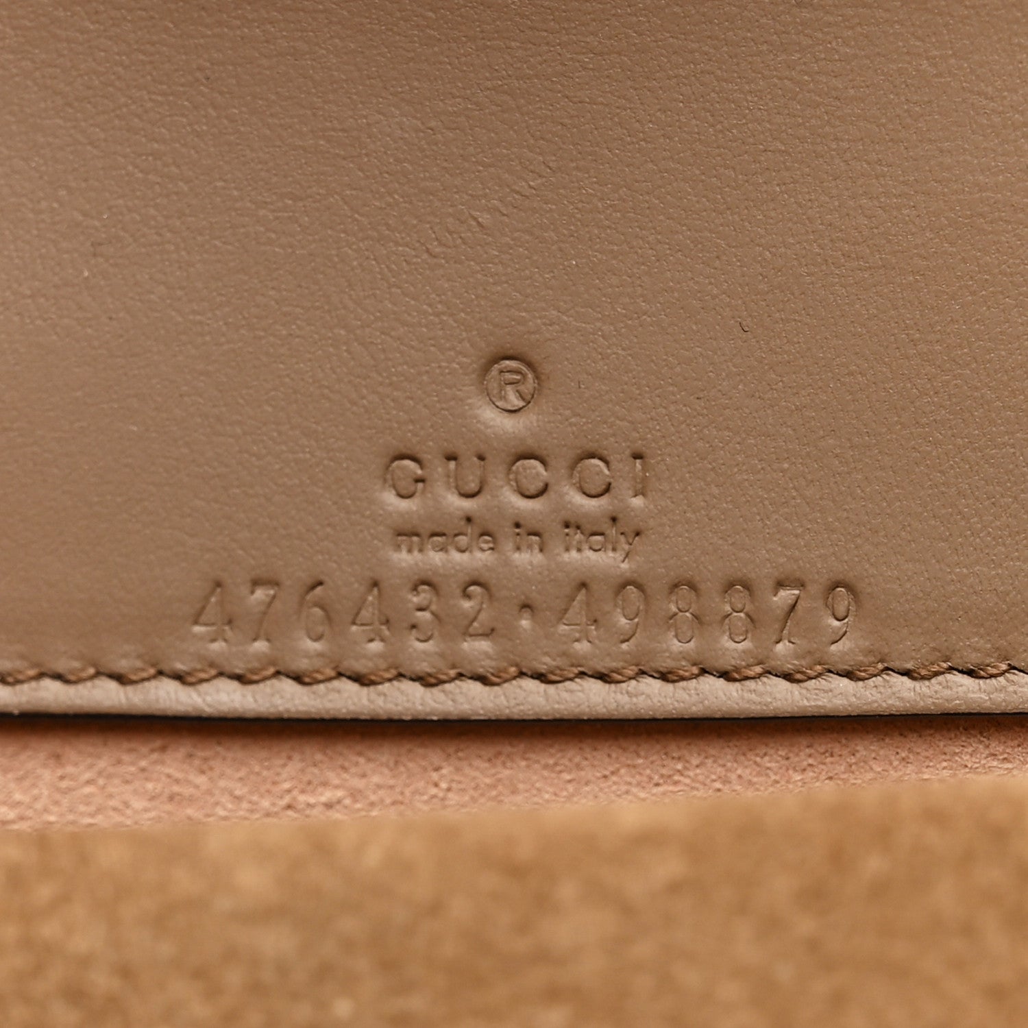 Gucci GG Supreme Monogram Super Mini Dionysus Shoulder Bag Taupe