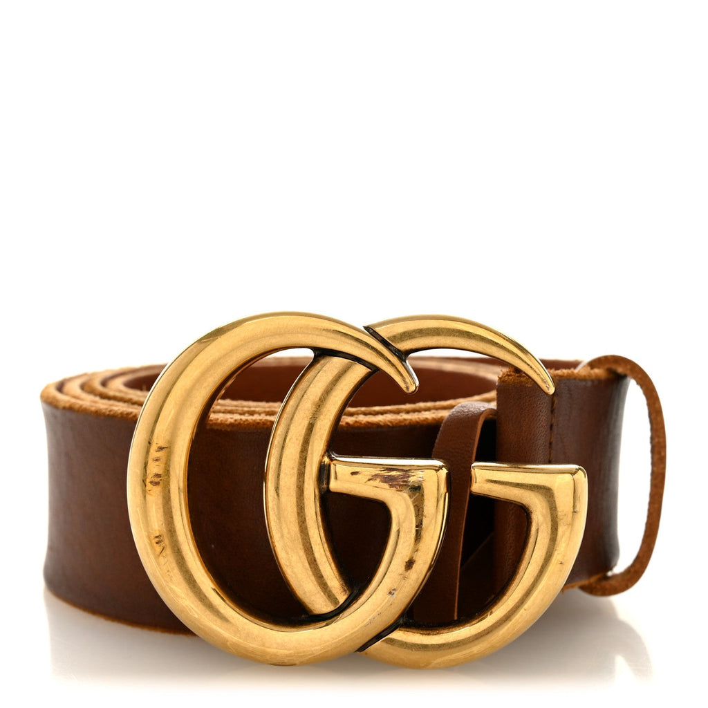Gucci Faded Calfskin Double G 40mm Belt 100 40 Cuir
