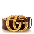 Gucci Faded Calfskin Double G 40mm Belt 100 40 Cuir