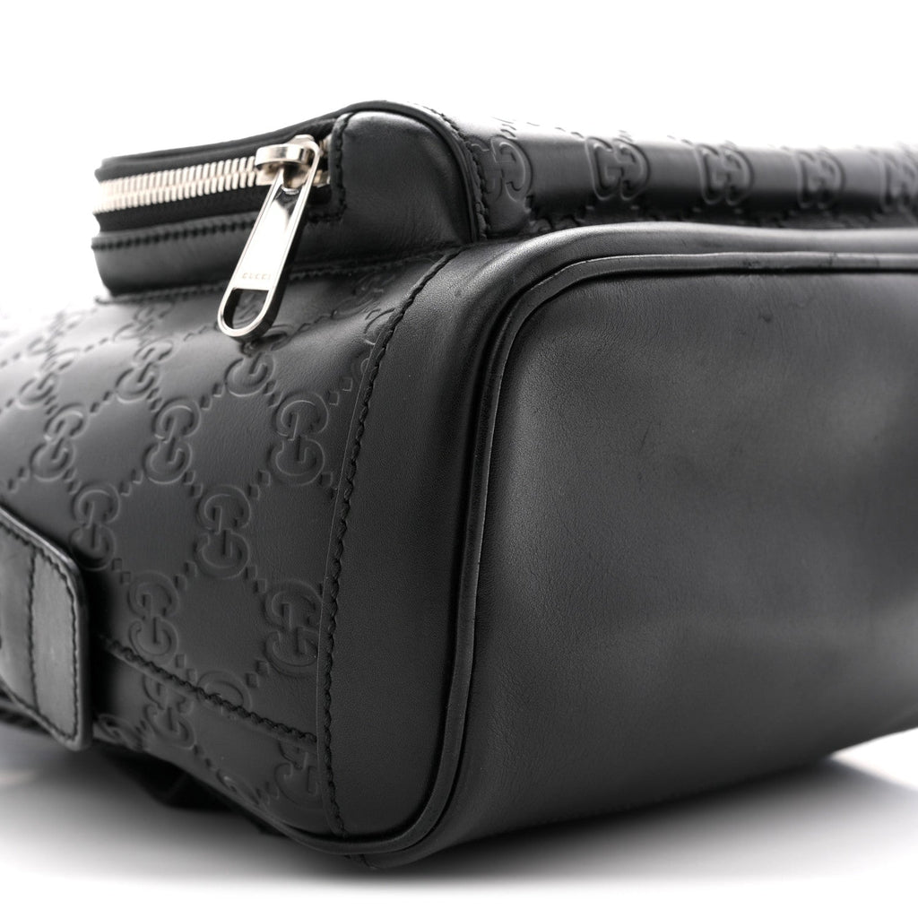 Gucci Guccissima Signature Small Day Backpack Black
