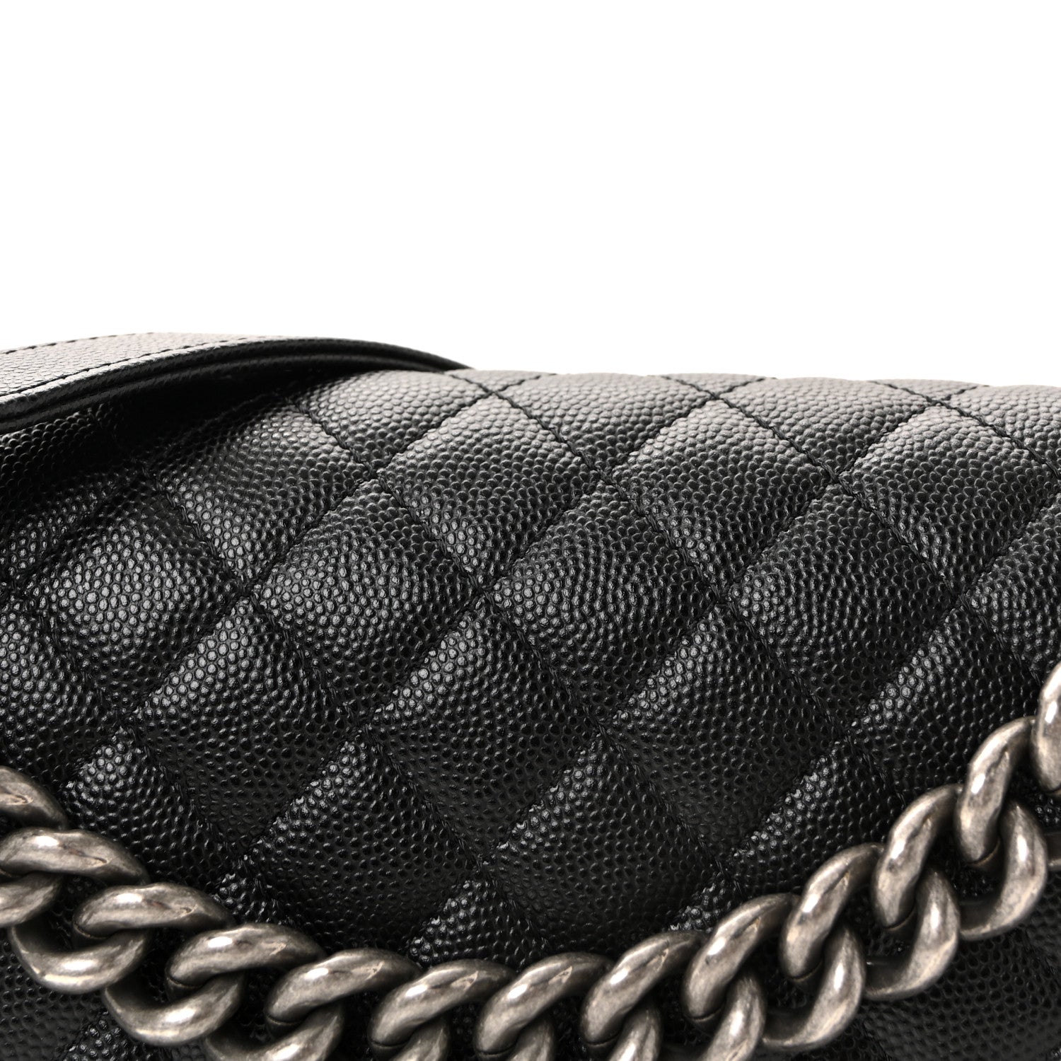 Chanel Caviar Quilted Medium Boy Flap Black