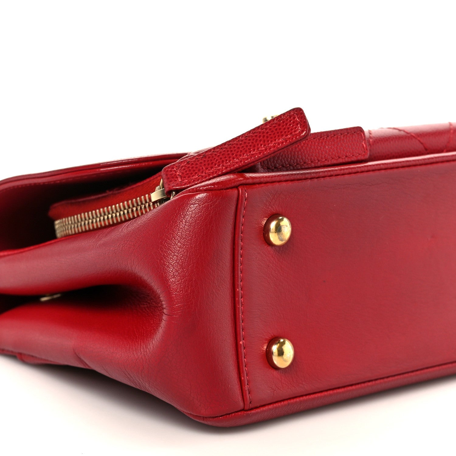 Chanel Caviar Quilted Small Business Affinity Flap Red