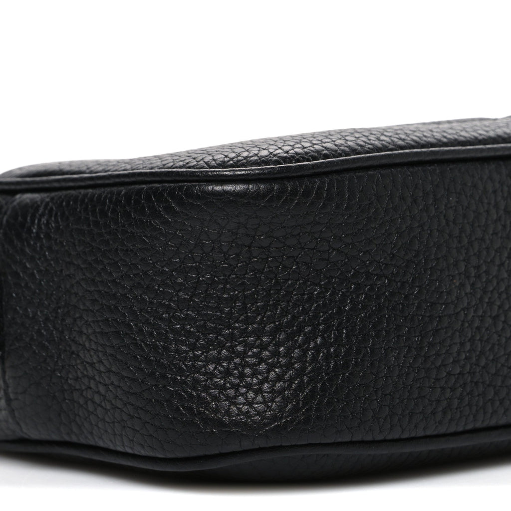 Gucci Pebbled Calfskin Mini Soho Disco Bag Black