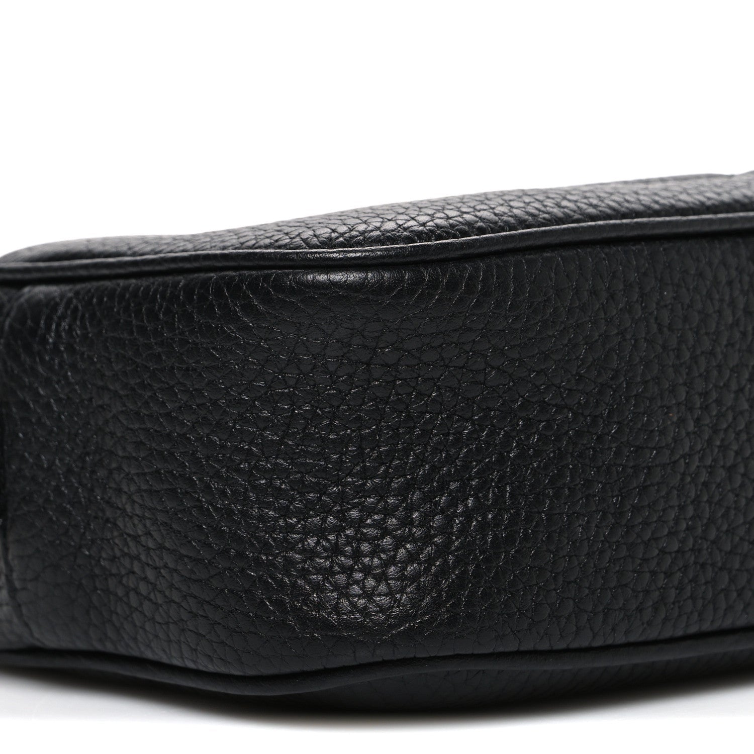 Gucci Pebbled Calfskin Mini Soho Disco Bag Black
