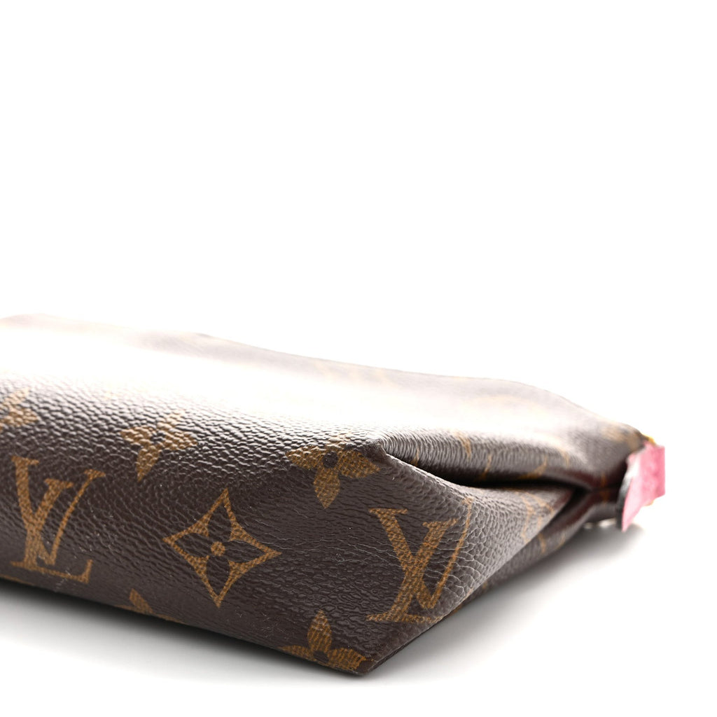 Louis Vuitton Monogram Pallas Clutch Rose Fizzy
