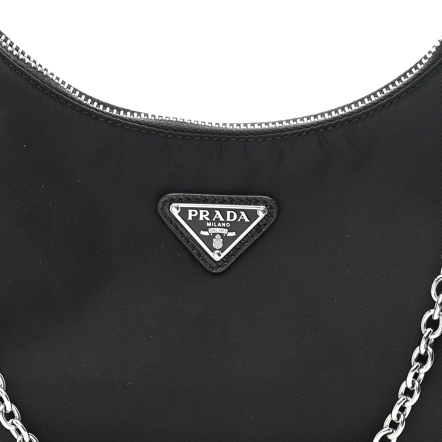 Prada Nylon Re-Edition 2005 Shoulder Bag Black