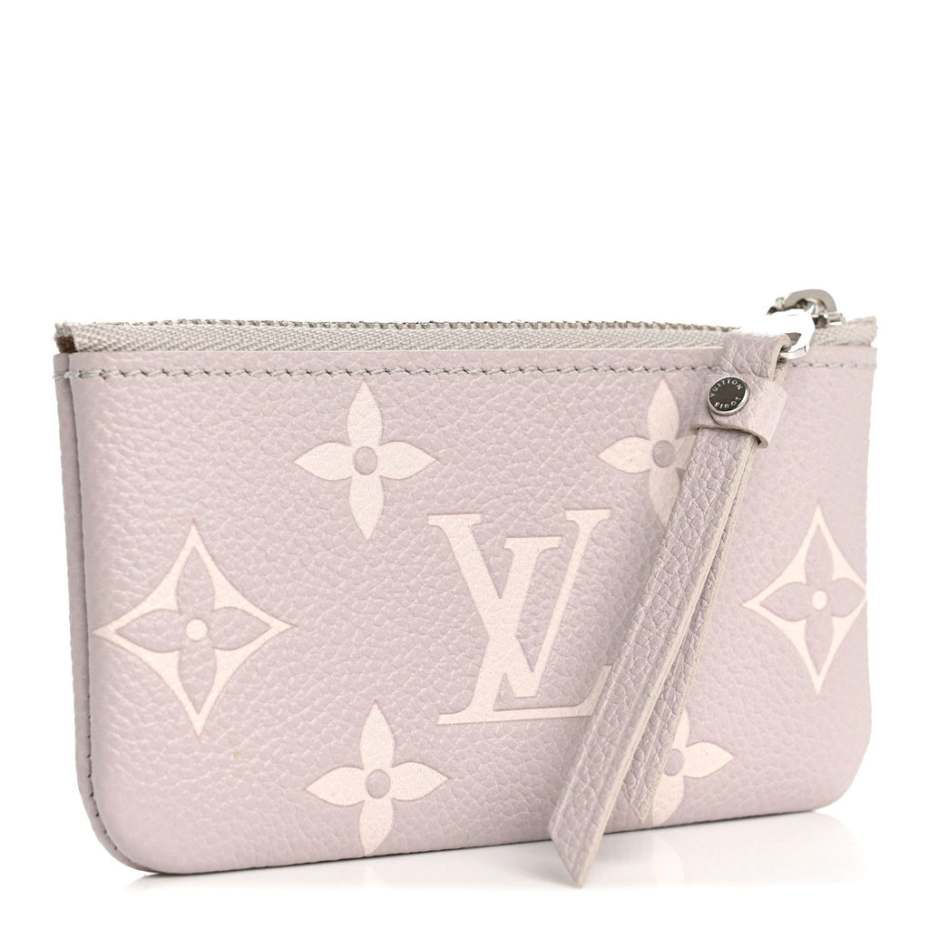 Louis Vuitton Empreinte Monogram Giant Key Pouch Brume Gray White Quartz
