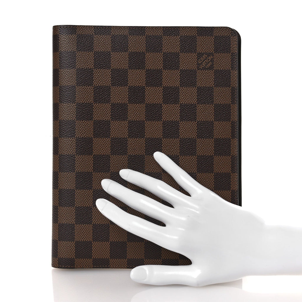 Louis Vuitton Damier Ebene Desk Agenda Cover