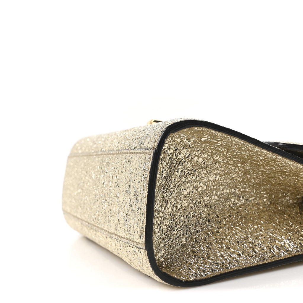 Gucci Galassia Small Padlock Shoulder Bag Platino