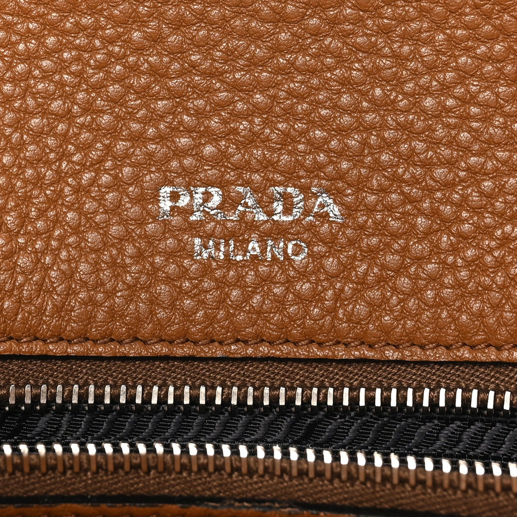 Prada Vitello Phenix Tote Cannella
