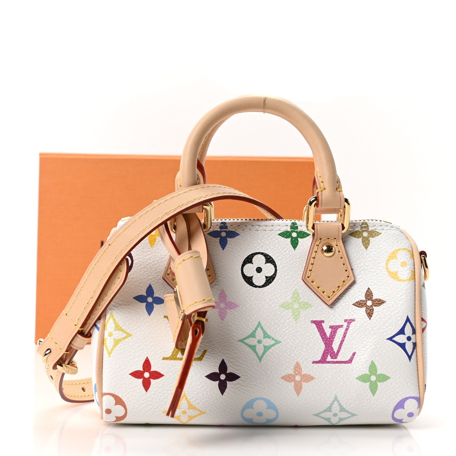 Louis Vuitton LV X TM Monogram Multicolor Nano Speedy White