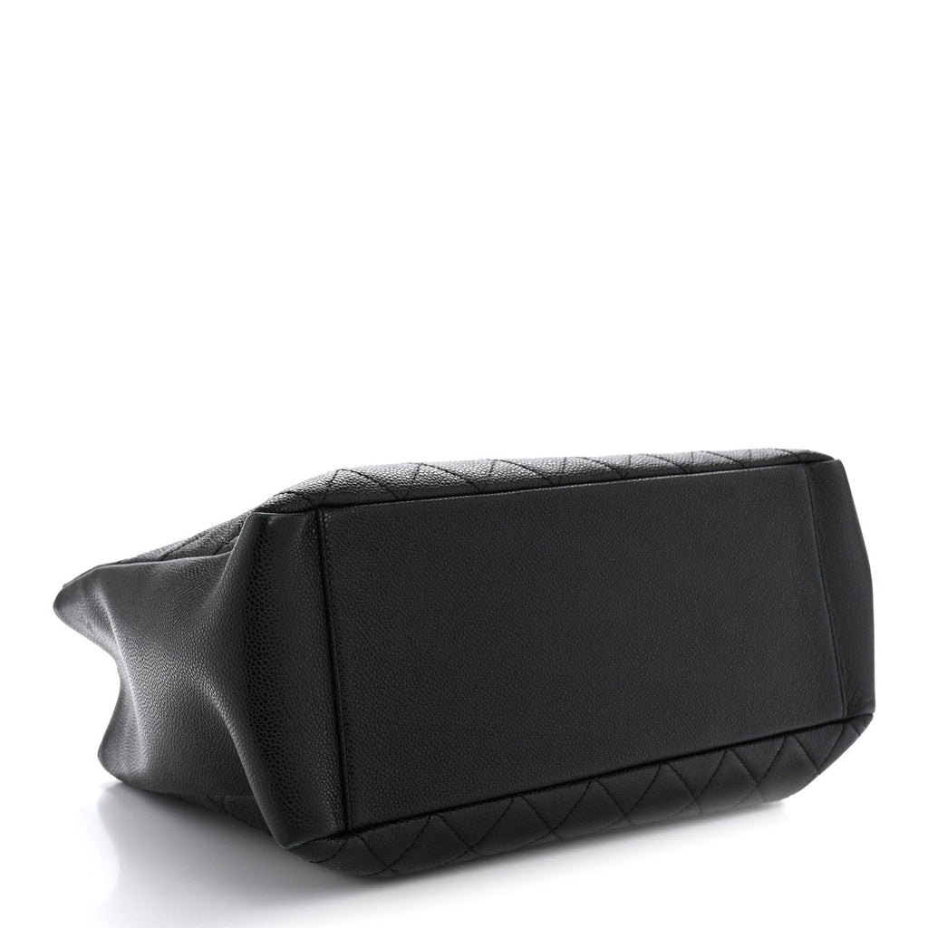 Chanel Caviar Quilted Grand Shopping Tote GST Black