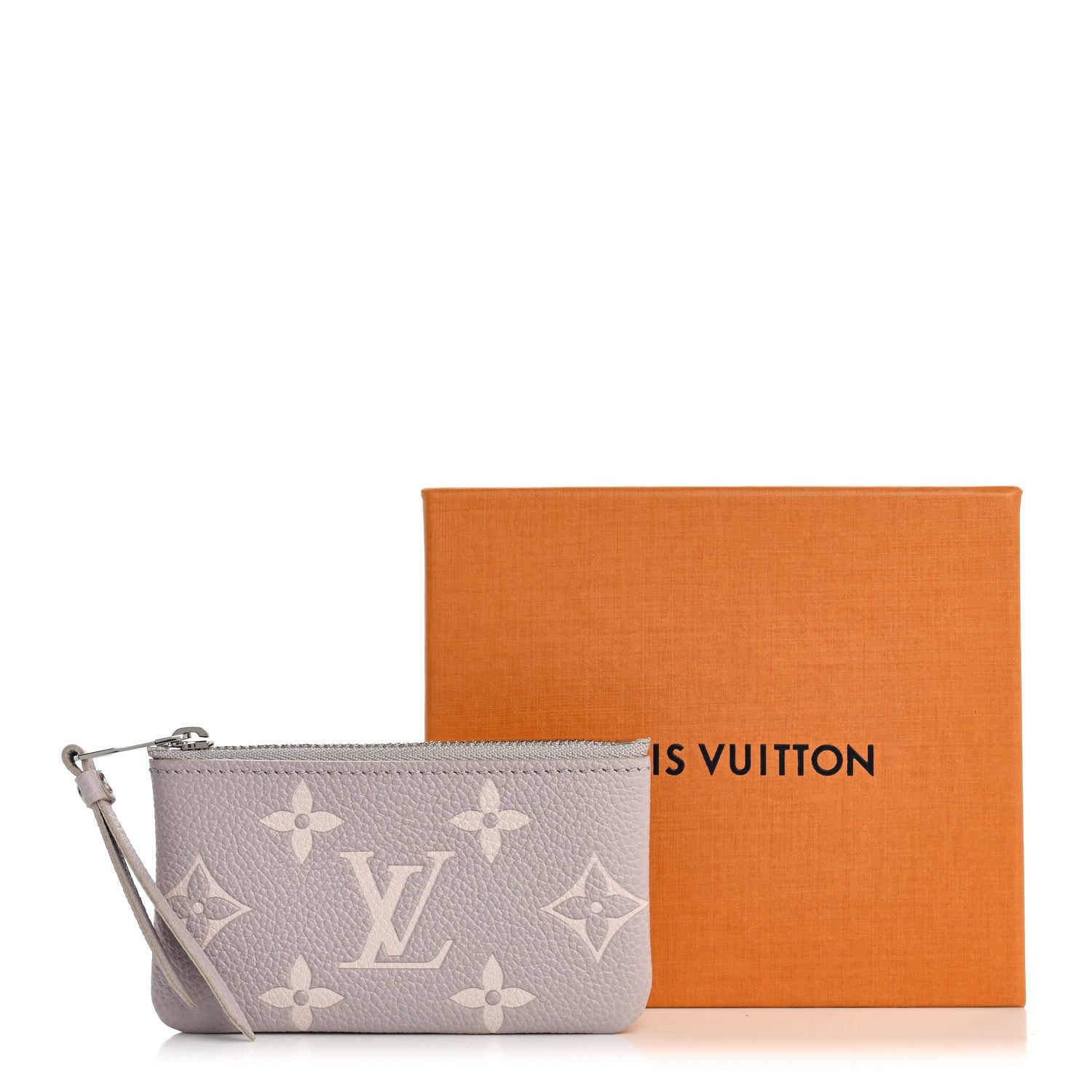 Louis Vuitton Empreinte Monogram Giant Key Pouch Brume Gray White Quartz