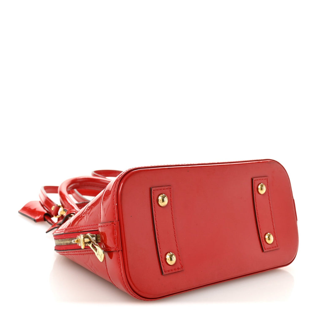 Louis Vuitton Vernis Alma BB Cherry