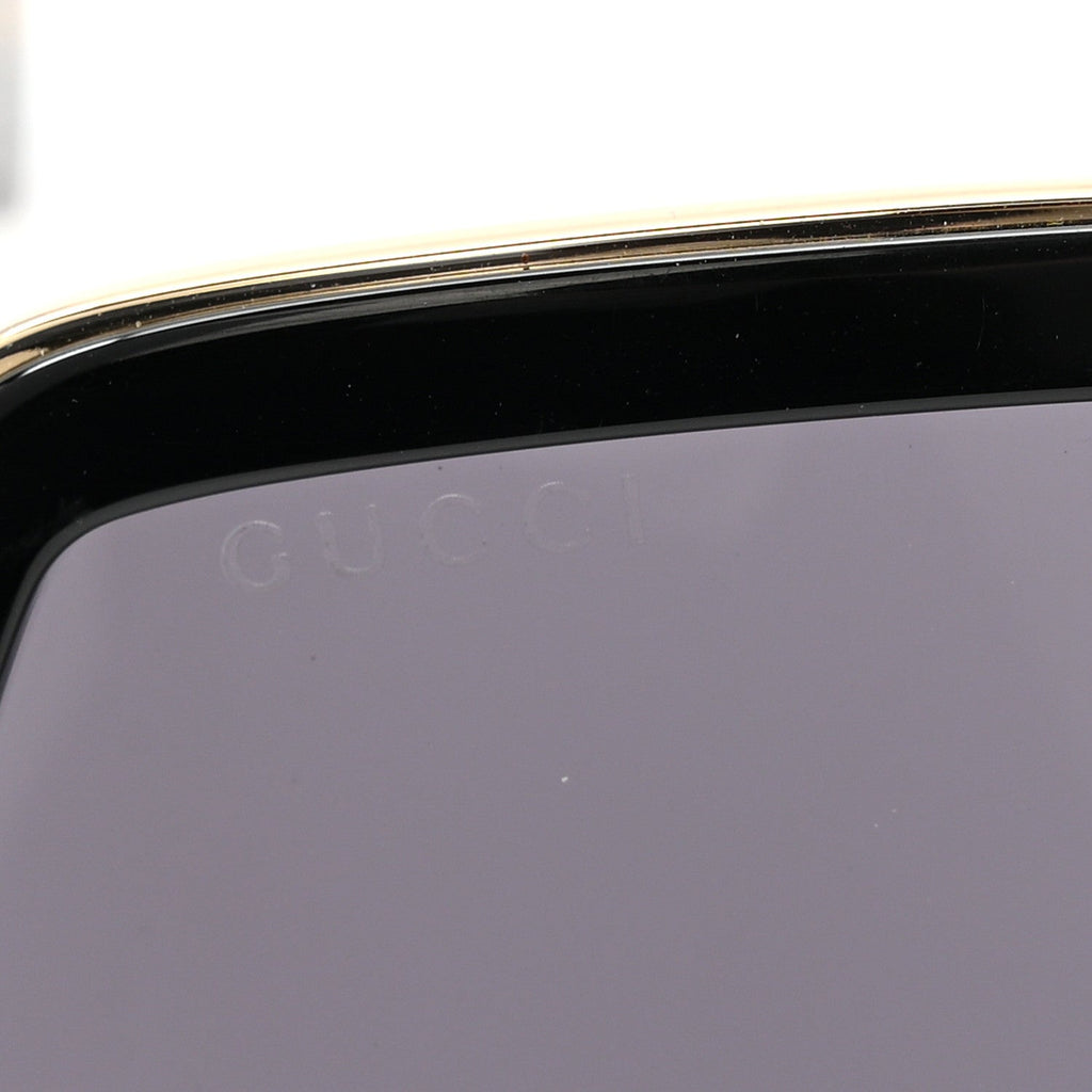 Gucci Acetate Oversize Square Frame GG0106S Sunglasses Black