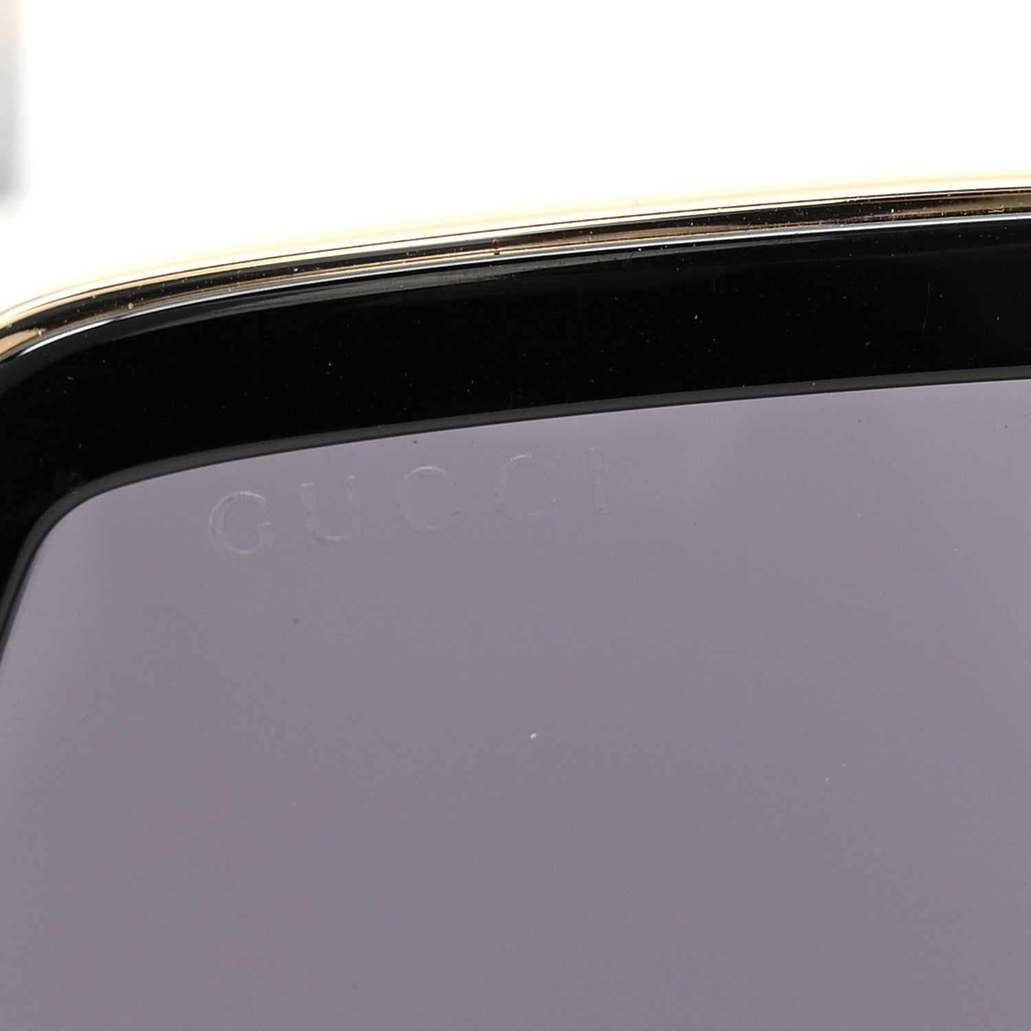 Gucci Acetate Oversize Square Frame GG0106S Sunglasses Black