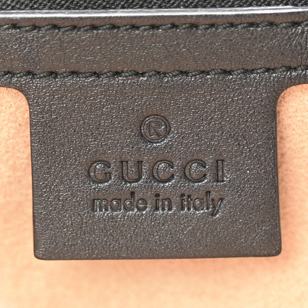 Gucci Calfskin Bamboo Trapuntata Queen Margaret Backpack Mystic White Black