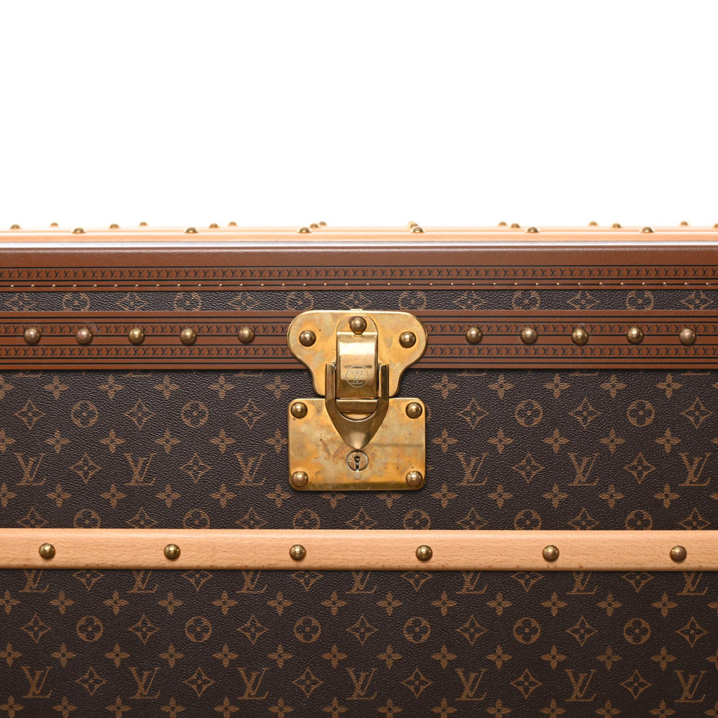 Louis Vuitton Monogram Malle Courrier Lozine Trunk 110