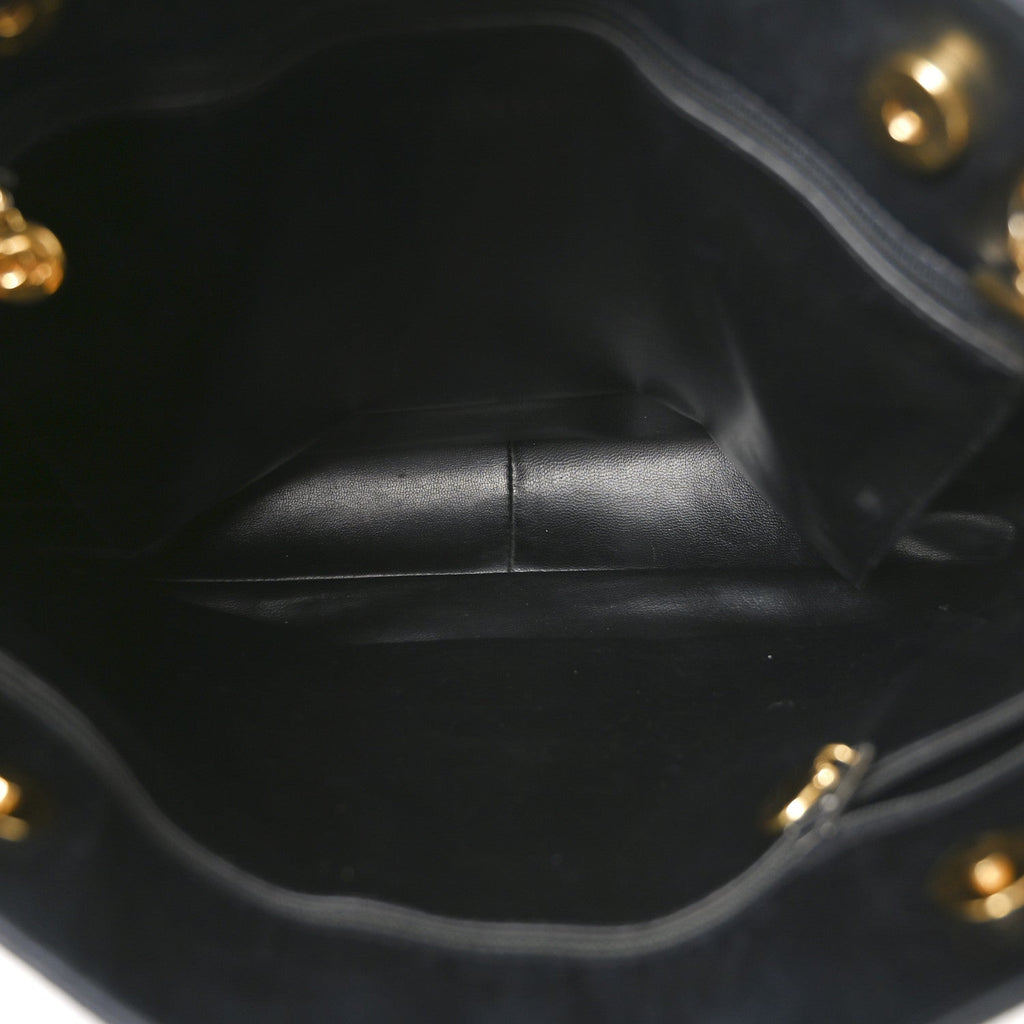 Chanel Lambskin CC Shoulder Bag Black