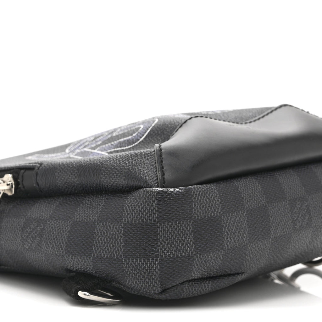 Louis Vuitton Damier Graphite Logo Avenue Sling Backpack