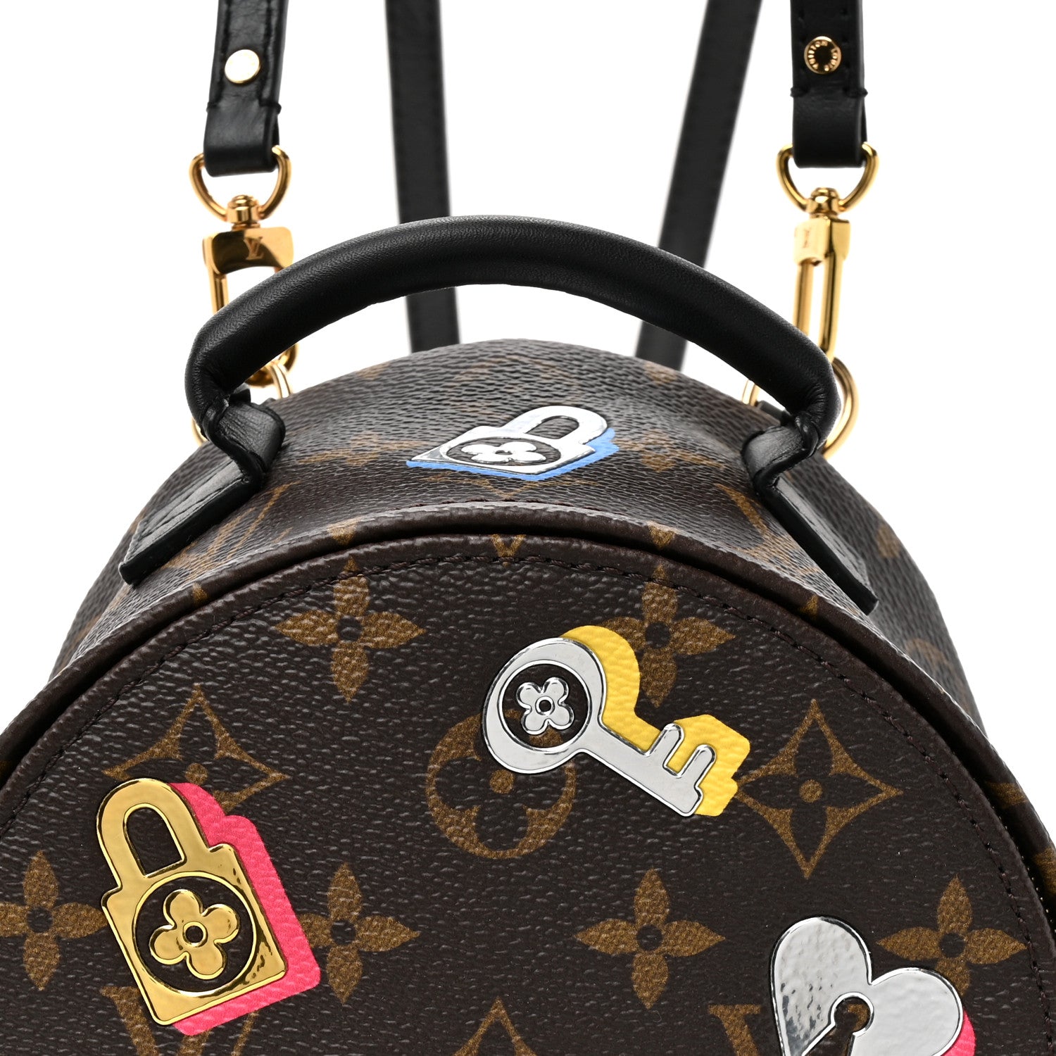 Louis Vuitton Monogram Love Lock Palm Springs Backpack Mini