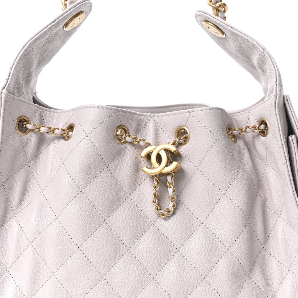 Chanel Caviar Quilted Small Chanel 25 Handbag Lilas Lilac