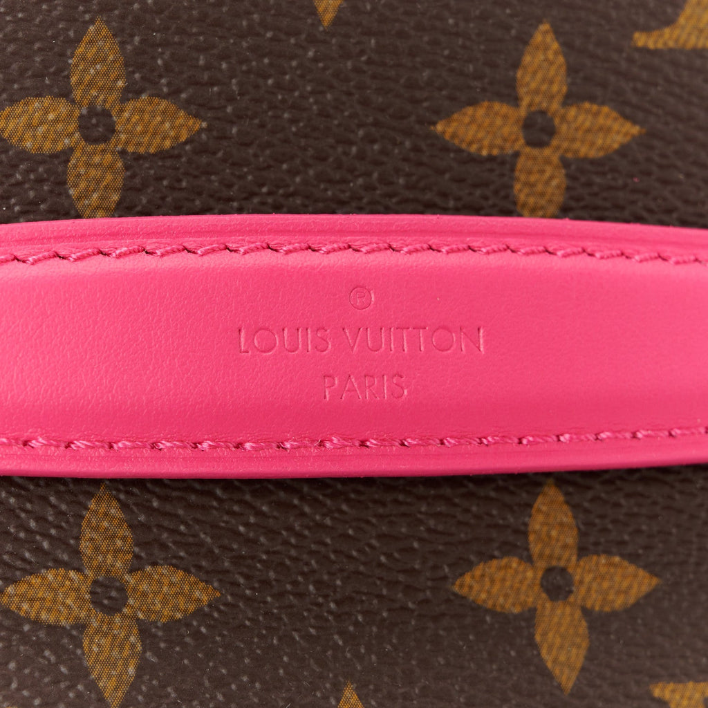 Louis Vuitton Monogram Macassar Nice Mini Pondichery Pink