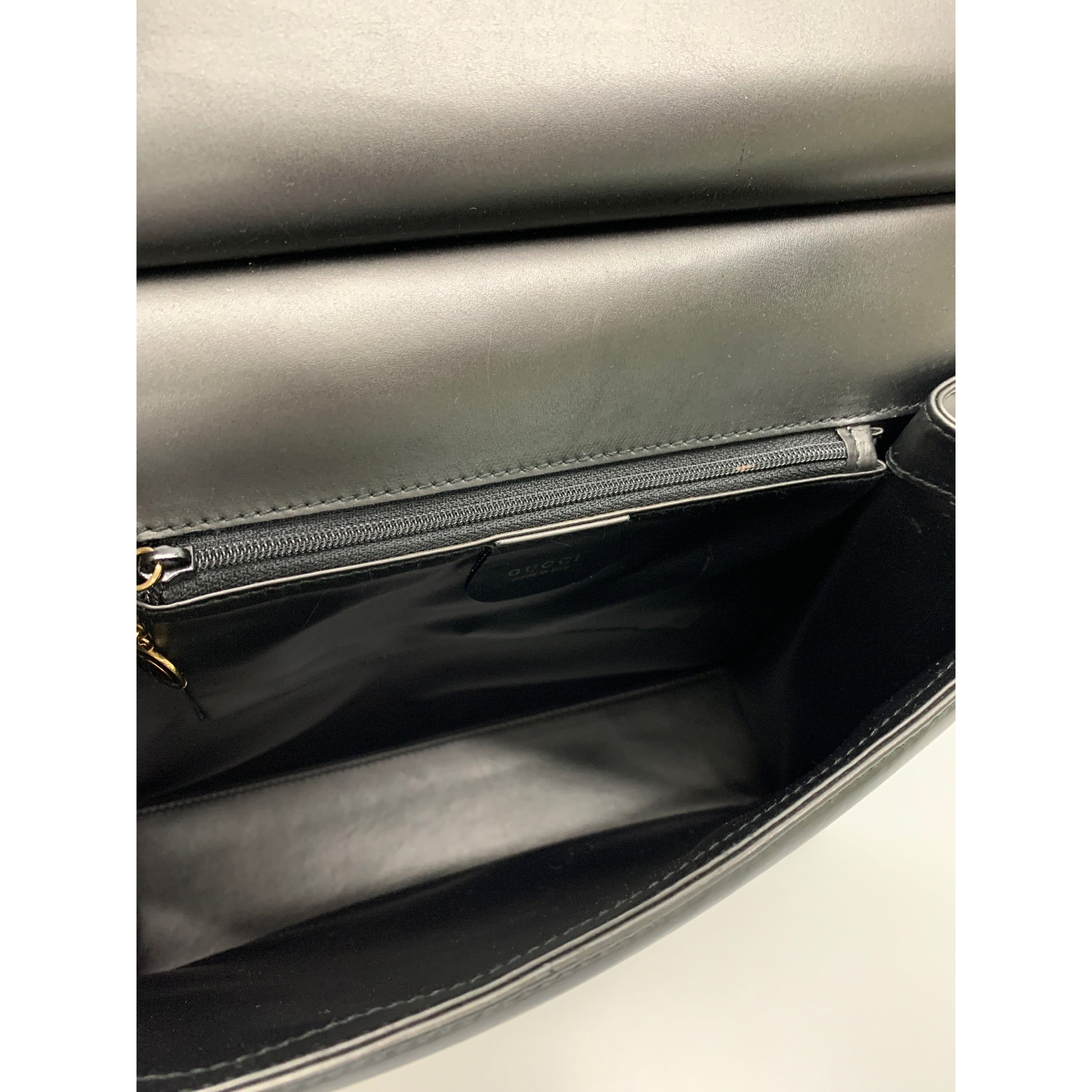 GUCCI Cross Body Bag/BLK/Leather/001 2058 1920