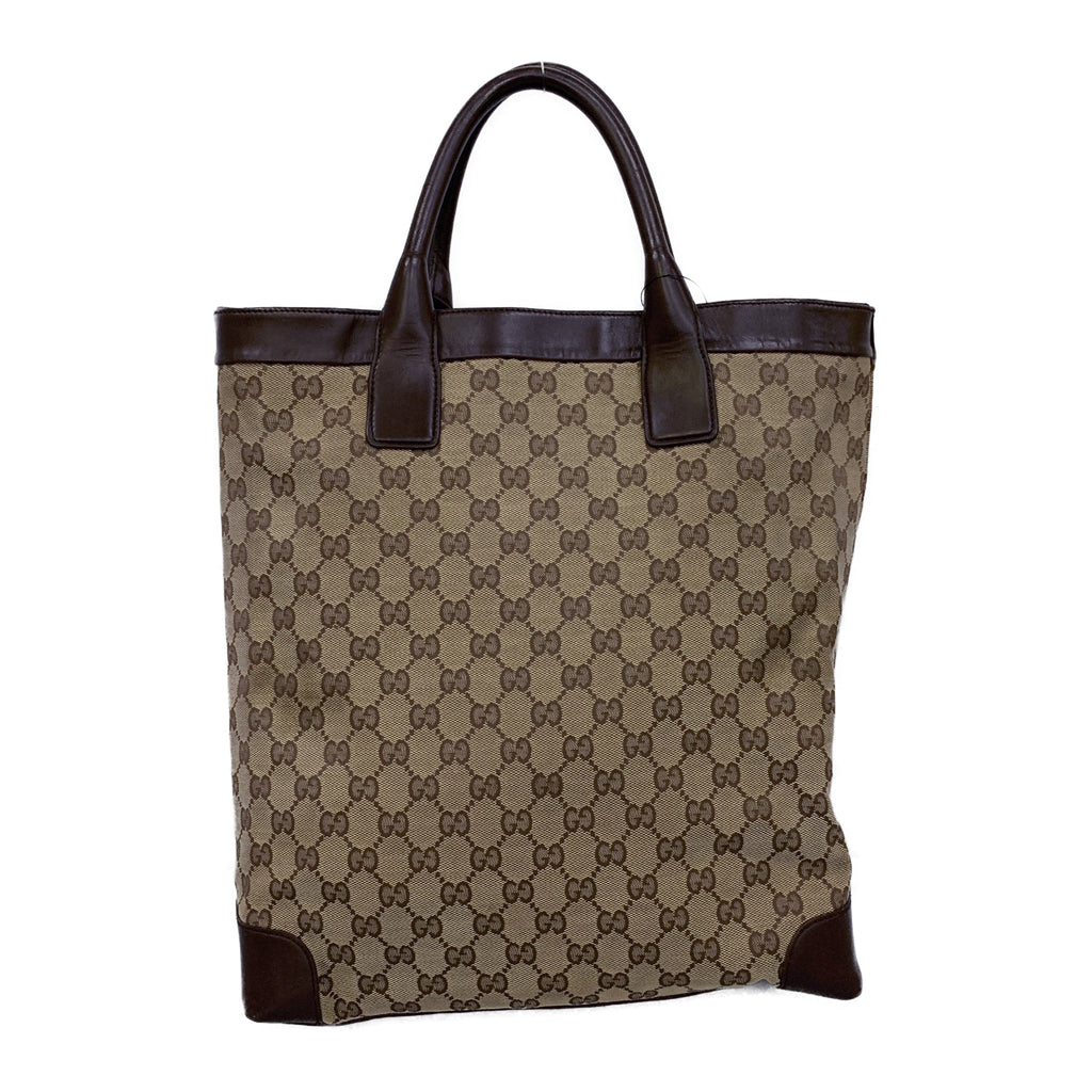 GUCCI Tote Bag/BRW/Canvas/All Over Print